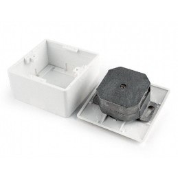 Gembird CAT6 STP 2-port wall mount face plate