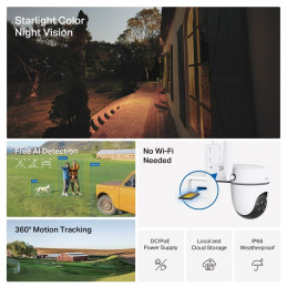 TP-Link TC40GW Outdoor Pan/Tilt 4G LTE Camera
