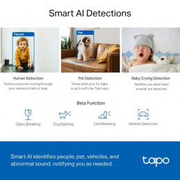 TP-Link TC72 Pan/Tilt AI Home Security Wi-Fi Camera