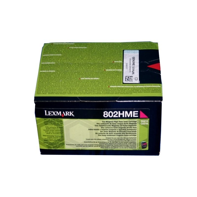 Lexmark [CX410/510] 80C2HME magenta eredeti toner