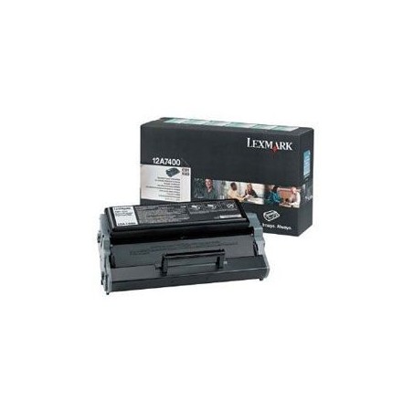 Lexmark [E321/323] 12A7400 fekete eredeti toner