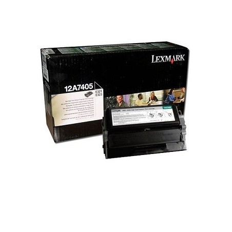 Lexmark [E321/323] 12A7405 fekete eredeti toner