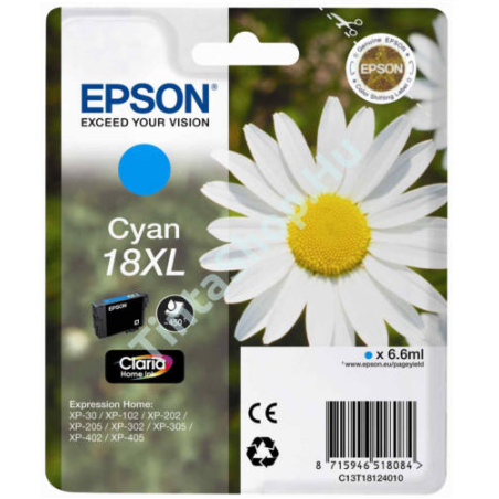 Epson T1812 kék eredeti tintapatron