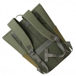 RivaCase 7826 ECO 17L Roll top backpack 14" Olive Green