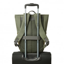 RivaCase 7826 ECO 17L Roll top backpack 14" Olive Green