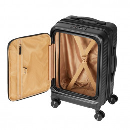 RivaCase 8180 ECO Hardshell expansion hand cabin luggage 20" Black