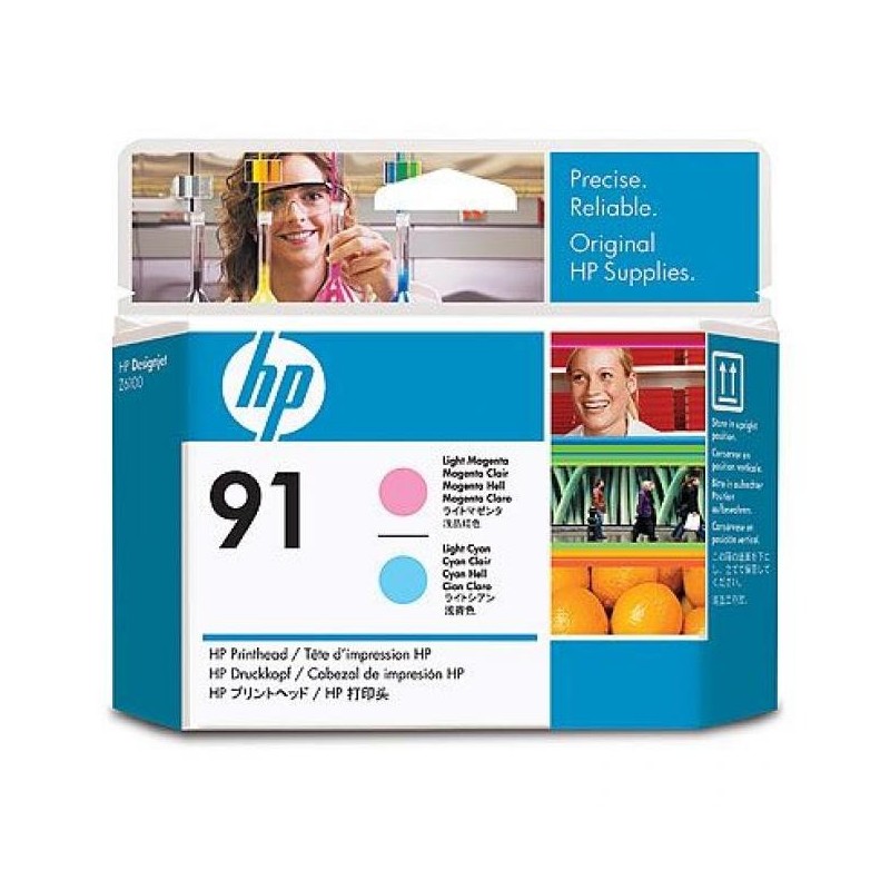 HP C9462A No.91 világoskék és világos magenta eredeti nyomtatófej