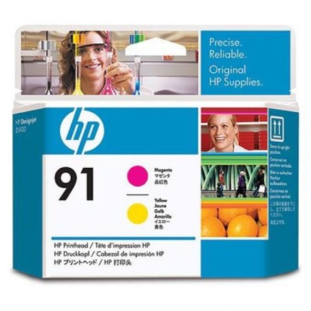 HP C9461A No.91 magenta és sárga eredeti nyomtatófej