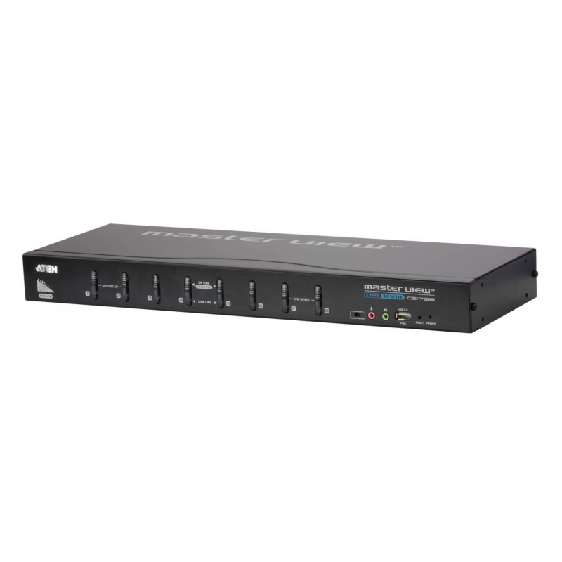 ATEN CS1768-AT-G 8-Port USB DVI KVM Switch Audio