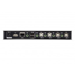 ATEN CS724KM 4-port USB Boundless KM Switch + Cables