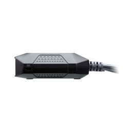 ATEN CS22H 2-Port USB 4K HDMI Cable KVM Switch with Remote Port Selector