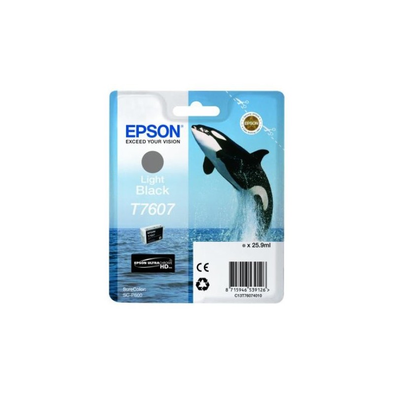 Epson T7607 világosfekete eredeti tintapatron