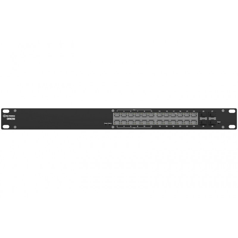 Teltonika SWM280 PoE+ managed switch