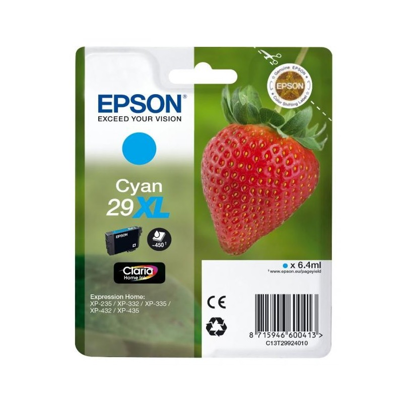 Epson T2992 kék eredeti tintapatron