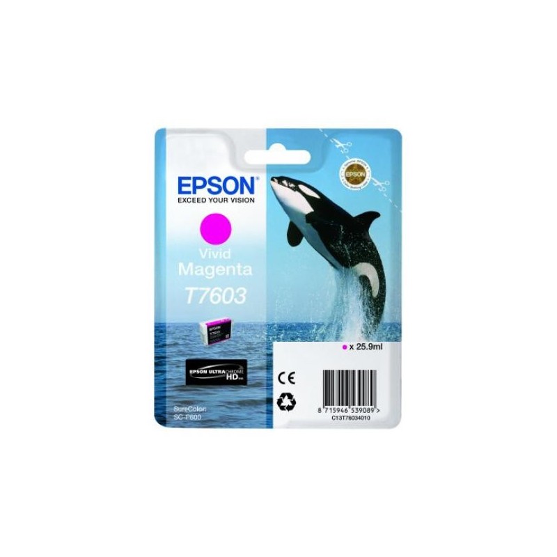 Epson T7603 magenta eredeti tintapatron