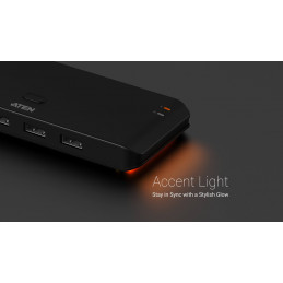 ATEN US4224-AT 2 x 4 USB 2.0 Sharing Switch
