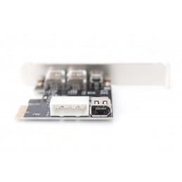Digitus IEEE 1394a Interface Card, PCIexpress, 3 Port