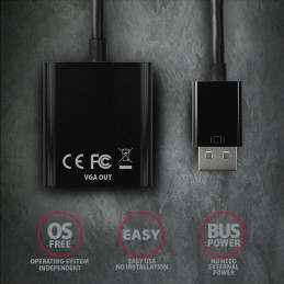 AXAGON RVH-VGAN HDMI  VGA Adapter FullHD audio