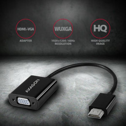 AXAGON RVH-VGN HDMI  VGA Adapter FullHD