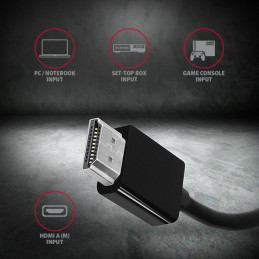 AXAGON RVH-VGN HDMI  VGA Adapter FullHD