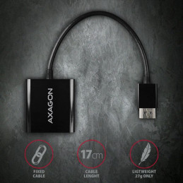 AXAGON RVH-VGN HDMI  VGA Adapter FullHD