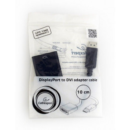 Gembird A-DPM-DVIF-002 DisplayPort to DVI adapter cable Black