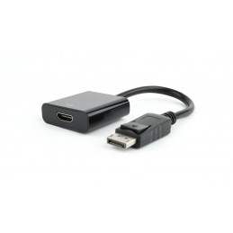 Gembird DisplayPort to HDMI adapter cable Black