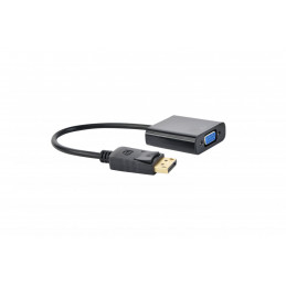 Gembird DisplayPort to VGA M/F adapter 0,2m Black