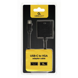 Gembird AB-CM-VGAF-01 USB-C to VGA Adapter Black