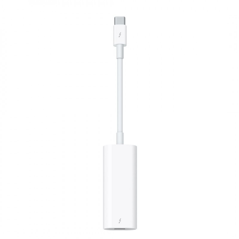 Apple Thunderbolt 3 (USB-C) to Thunderbolt 2 Adapter White