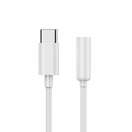 Gembird A-CM-3.5F-01 USB type-C plug to stereo 3.5 mm audio adapter cable White