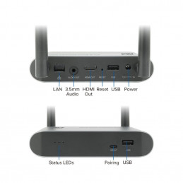 ACT Aero 4K Wireless Presentation System Grey