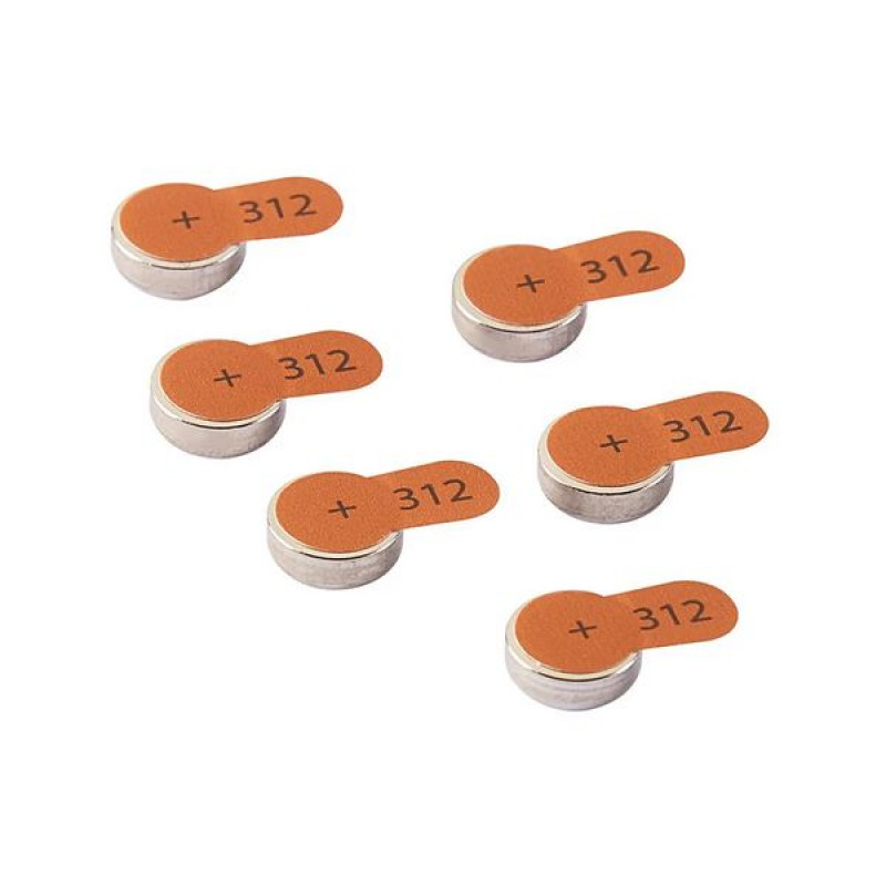 Intenso Hearing Aid A312 Cink Gombelem 6db/csomag