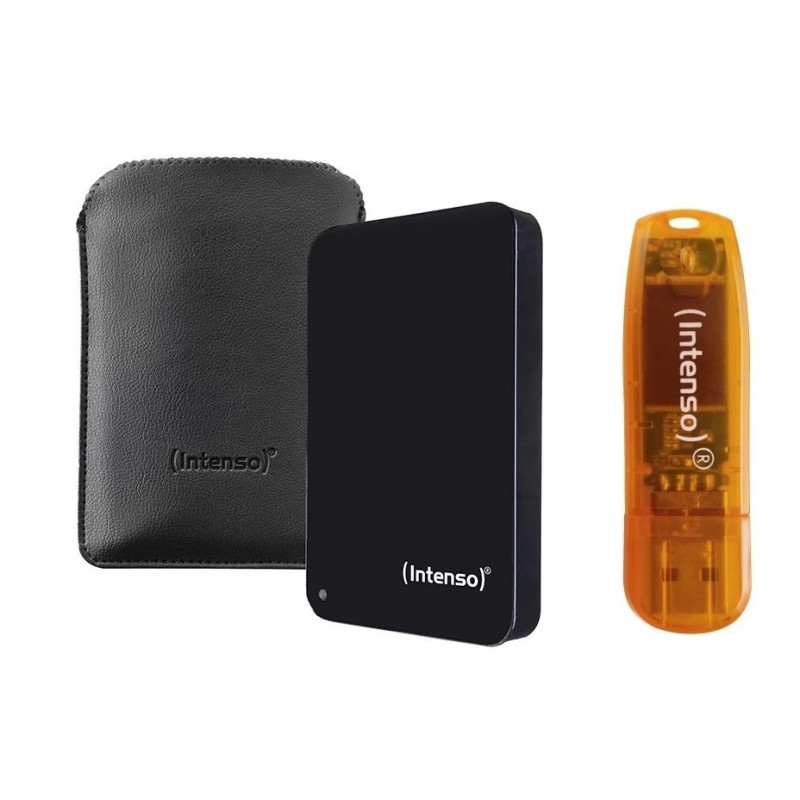 Intenso 1TB 2,5" USB3.2 Memory Drive Black + 64GB USB Stick