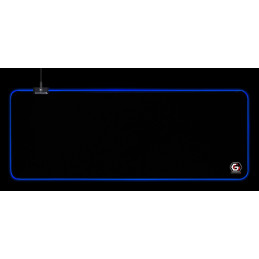 Gembird MP-GAMELED-L Gaming with LED light effect Large Egérpad