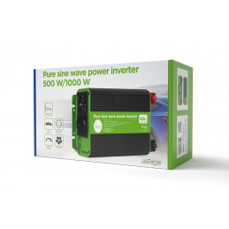 Gembird Energenie 12V Pure sine Wave Car DC-AC Power Inverter 500W