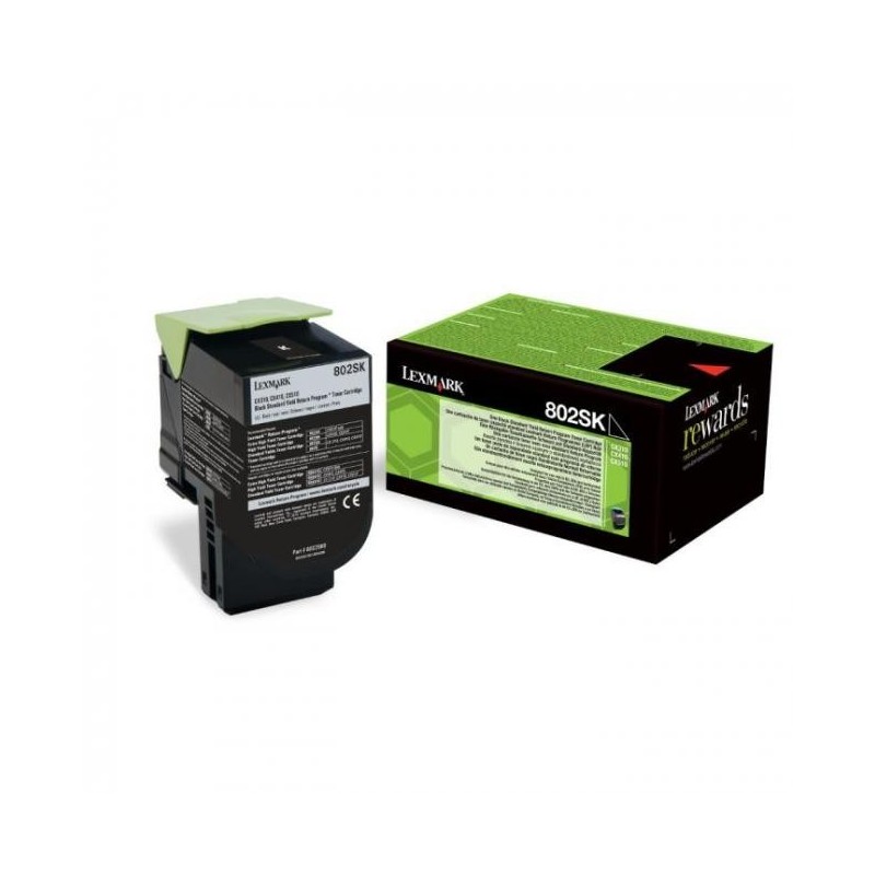 Lexmark [802SK] 80C2SK0 fekete eredeti toner