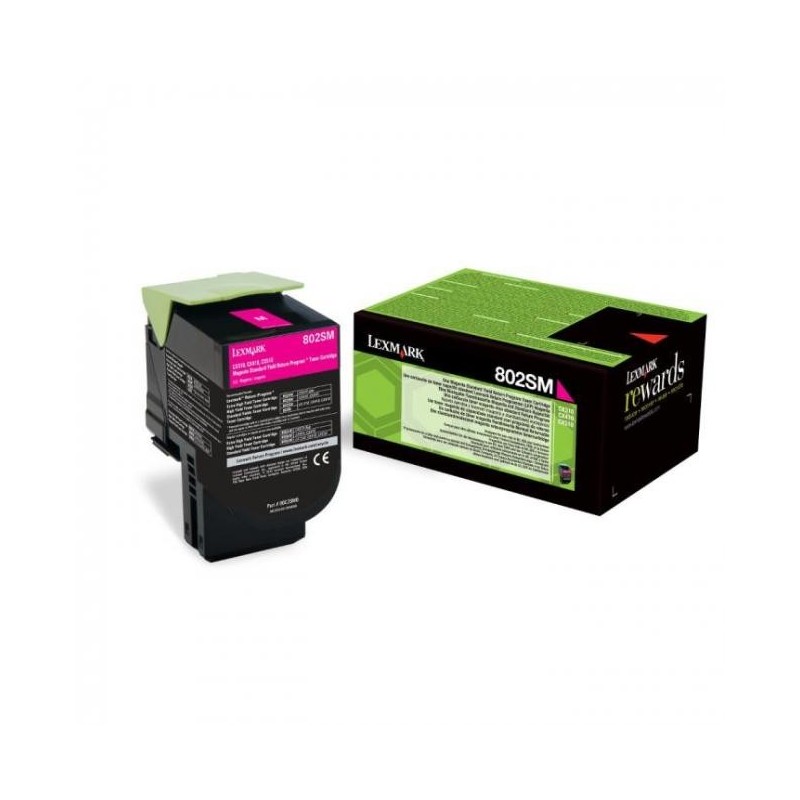 Lexmark [802SM] 80C2SM0 magenta eredeti toner