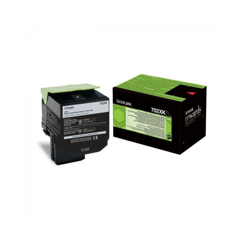 Lexmark [702XK] 70C20K0 fekete eredeti toner