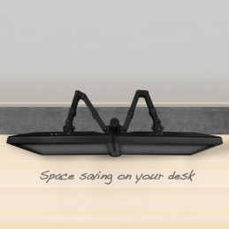 ACT AC8302 Monitor Desk Mount For 2 Monitors / Up to 35" VESA Black