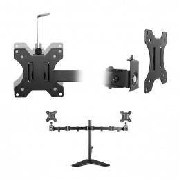 ACT AC8320 Monitor desk stand 2 screens up to 35" VESA Black