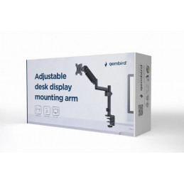 Gembird MA-DA1P-01 Adjustable Desk Display Mounting Arm 17”-32” Black