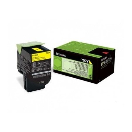 Lexmark [702Y] 70C20Y0 sárga eredeti toner