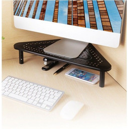 Gembird MS-TABLE-02 Adjustable Triangle Monitor Stand Black