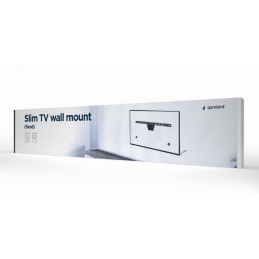 Gembird WM-S80F-01 Fixed Slim TV Wall Mount 37"-80" Black