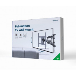 Gembird WM-75ST-01 Full-motion TV wall mount 32”-75” Black