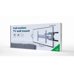 Gembird WM-80ST-01 Full-motion TV wall mount 40”-80” Black