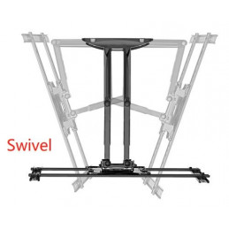 Gembird WM-80STR-01 Rotating full motion TV wall mount 40" - 80" Black