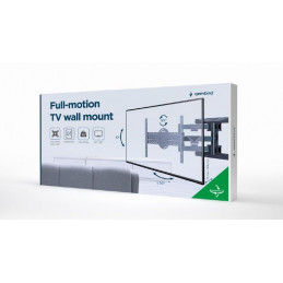 Gembird WM-80STR-01 Rotating full motion TV wall mount 40" - 80" Black