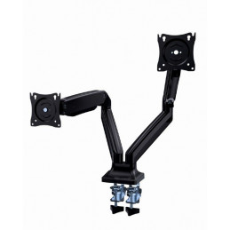Gembird MA-DA2-03 Full-motion desk 2-display mounting arm 17”-35” Black